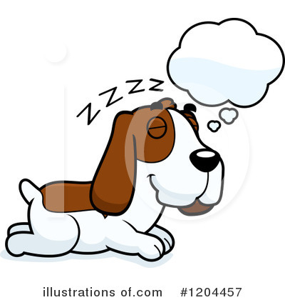 Royalty-Free (RF) Hound Clipart Illustration by Cory Thoman - Stock Sample #1204457