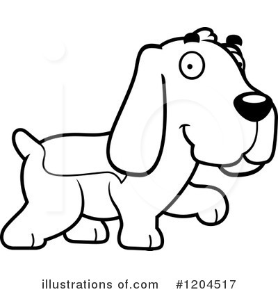 Royalty-Free (RF) Hound Clipart Illustration by Cory Thoman - Stock Sample #1204517