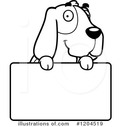 Royalty-Free (RF) Hound Clipart Illustration by Cory Thoman - Stock Sample #1204519