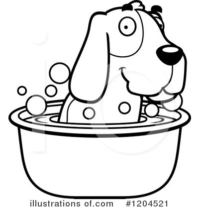 Royalty-Free (RF) Hound Clipart Illustration by Cory Thoman - Stock Sample #1204521