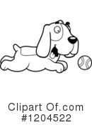 Hound Clipart #1204522 by Cory Thoman