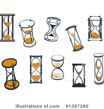Royalty-Free (RF) Hourglass Clipart Illustration by Vector Tradition SM - Stock Sample #1267260