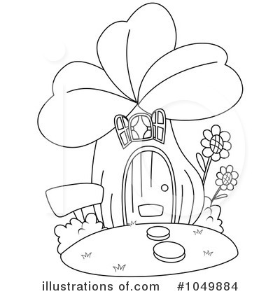 Royalty-Free (RF) House Clipart Illustration by BNP Design Studio - Stock Sample #1049884