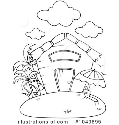 Beach Umbrella Clipart #1049895 by BNP Design Studio