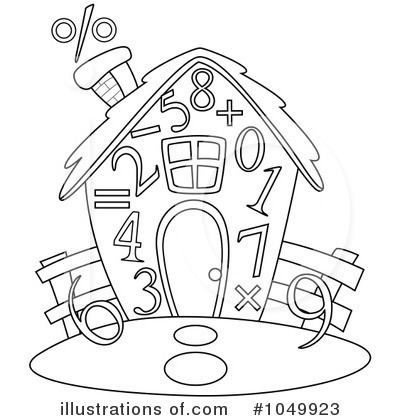 Royalty-Free (RF) House Clipart Illustration by BNP Design Studio - Stock Sample #1049923
