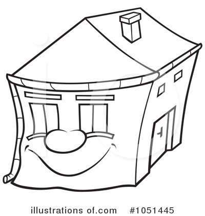 Royalty-Free (RF) House Clipart Illustration by dero - Stock Sample #1051445