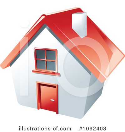 Royalty-Free (RF) House Clipart Illustration by Vector Tradition SM - Stock Sample #1062403