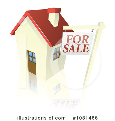Royalty-Free (RF) House Clipart Illustration by AtStockIllustration - Stock Sample #1081466