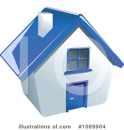 Royalty-Free (RF) House Clipart Illustration by Vector Tradition SM - Stock Sample #1089904