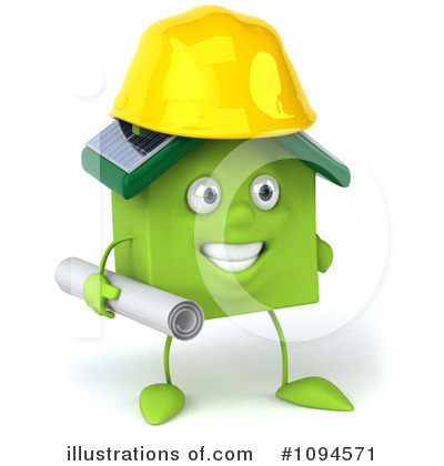 Green Home Clipart #1094571 by Julos