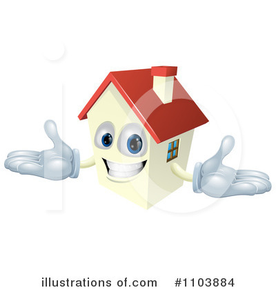 Royalty-Free (RF) House Clipart Illustration by AtStockIllustration - Stock Sample #1103884