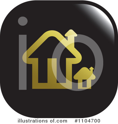 Royalty-Free (RF) House Clipart Illustration by Lal Perera - Stock Sample #1104700