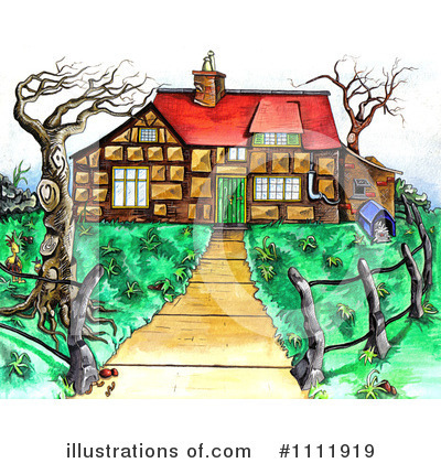 Royalty-Free (RF) House Clipart Illustration by Prawny - Stock Sample #1111919