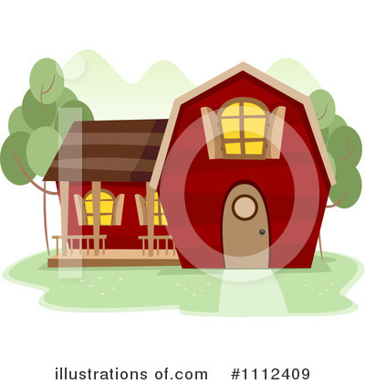 Royalty-Free (RF) House Clipart Illustration by BNP Design Studio - Stock Sample #1112409