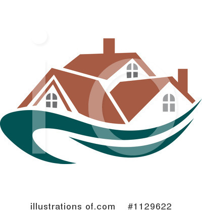 Royalty-Free (RF) House Clipart Illustration by Vector Tradition SM - Stock Sample #1129622