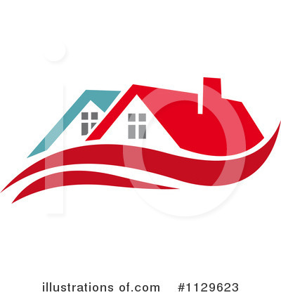 Royalty-Free (RF) House Clipart Illustration by Vector Tradition SM - Stock Sample #1129623