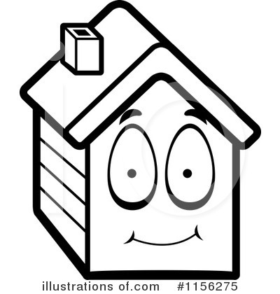 Royalty-Free (RF) House Clipart Illustration by Cory Thoman - Stock Sample #1156275