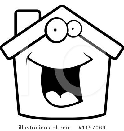 Royalty-Free (RF) House Clipart Illustration by Cory Thoman - Stock Sample #1157069