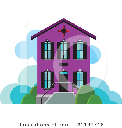 Royalty-Free (RF) House Clipart Illustration by Lal Perera - Stock Sample #1169718