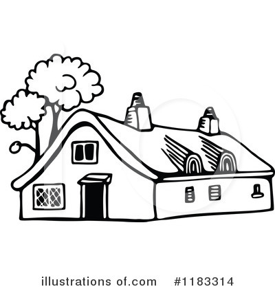 Royalty-Free (RF) House Clipart Illustration by Prawny - Stock Sample #1183314