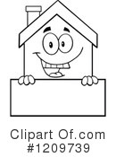 House Clipart #1209739 by Hit Toon