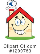 House Clipart #1209763 by Hit Toon