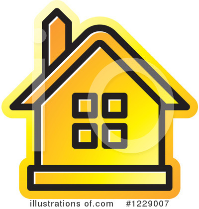 Royalty-Free (RF) House Clipart Illustration by Lal Perera - Stock Sample #1229007