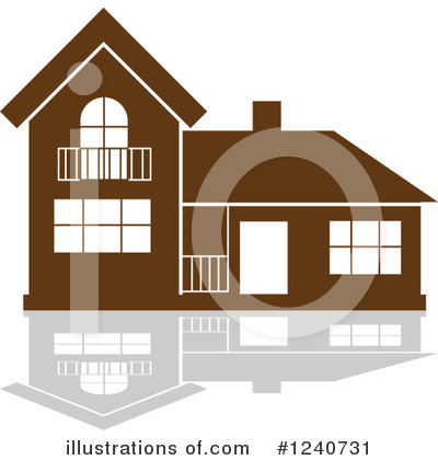 Royalty-Free (RF) House Clipart Illustration by Vector Tradition SM - Stock Sample #1240731