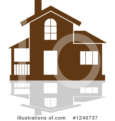 Royalty-Free (RF) House Clipart Illustration by Vector Tradition SM - Stock Sample #1240737