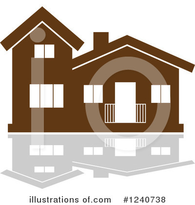 Royalty-Free (RF) House Clipart Illustration by Vector Tradition SM - Stock Sample #1240738