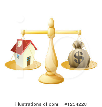 House Clipart #1254228 by AtStockIllustration
