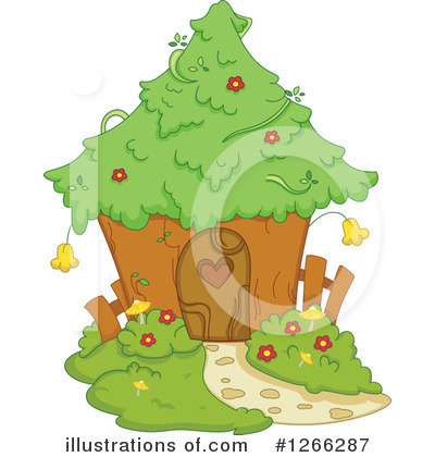Royalty-Free (RF) House Clipart Illustration by BNP Design Studio - Stock Sample #1266287