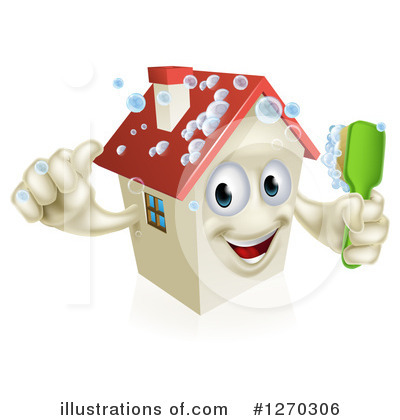 Royalty-Free (RF) House Clipart Illustration by AtStockIllustration - Stock Sample #1270306