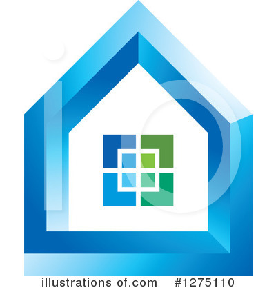 Royalty-Free (RF) House Clipart Illustration by Lal Perera - Stock Sample #1275110
