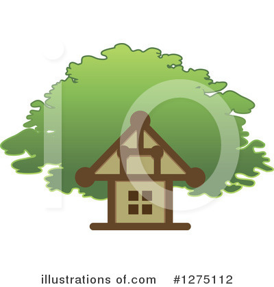 Royalty-Free (RF) House Clipart Illustration by Lal Perera - Stock Sample #1275112