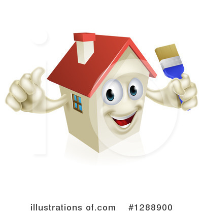 Royalty-Free (RF) House Clipart Illustration by AtStockIllustration - Stock Sample #1288900