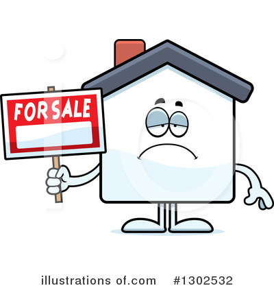 Royalty-Free (RF) House Clipart Illustration by Cory Thoman - Stock Sample #1302532