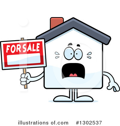 Royalty-Free (RF) House Clipart Illustration by Cory Thoman - Stock Sample #1302537
