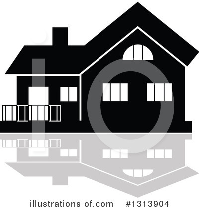 Royalty-Free (RF) House Clipart Illustration by Vector Tradition SM - Stock Sample #1313904