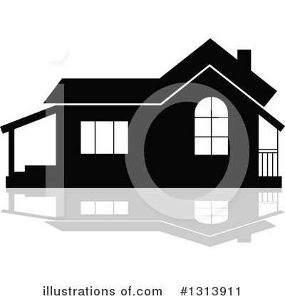 Royalty-Free (RF) House Clipart Illustration by Vector Tradition SM - Stock Sample #1313911