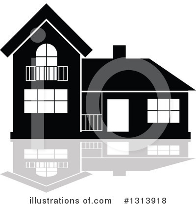 Royalty-Free (RF) House Clipart Illustration by Vector Tradition SM - Stock Sample #1313918