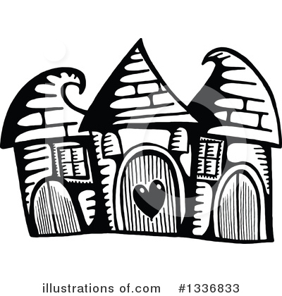 Royalty-Free (RF) House Clipart Illustration by Prawny - Stock Sample #1336833