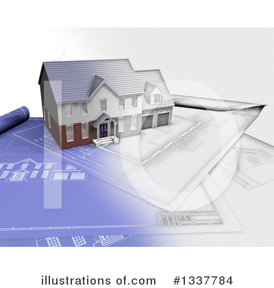 Royalty-Free (RF) House Clipart Illustration by KJ Pargeter - Stock Sample #1337784