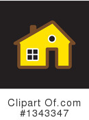 House Clipart #1343347 by ColorMagic