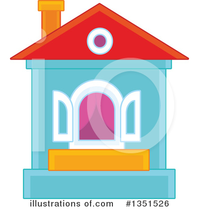 Royalty-Free (RF) House Clipart Illustration by Alex Bannykh - Stock Sample #1351526