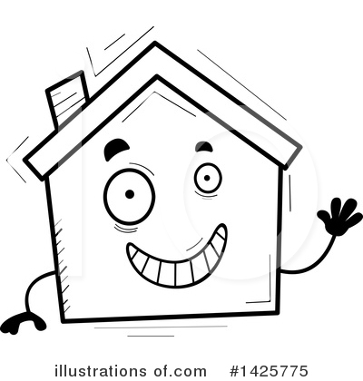 Royalty-Free (RF) House Clipart Illustration by Cory Thoman - Stock Sample #1425775