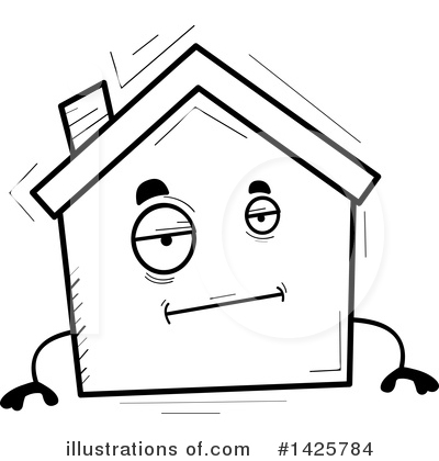 Royalty-Free (RF) House Clipart Illustration by Cory Thoman - Stock Sample #1425784
