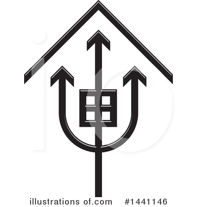 Royalty-Free (RF) House Clipart Illustration by Lal Perera - Stock Sample #1441146