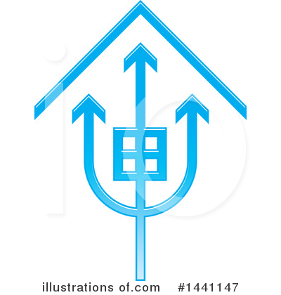 Royalty-Free (RF) House Clipart Illustration by Lal Perera - Stock Sample #1441147