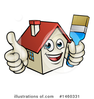 Royalty-Free (RF) House Clipart Illustration by AtStockIllustration - Stock Sample #1460331
